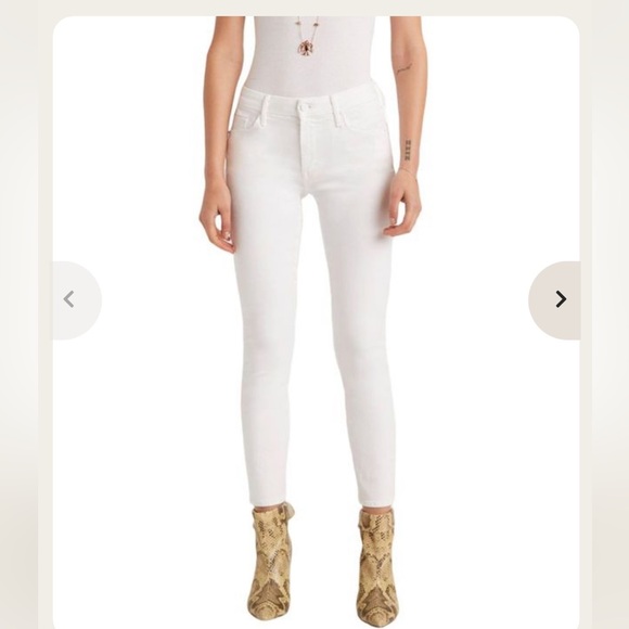 MOTHER Denim The Looker Crop Fairest of Them All Size 27 - Picture 3 of 15